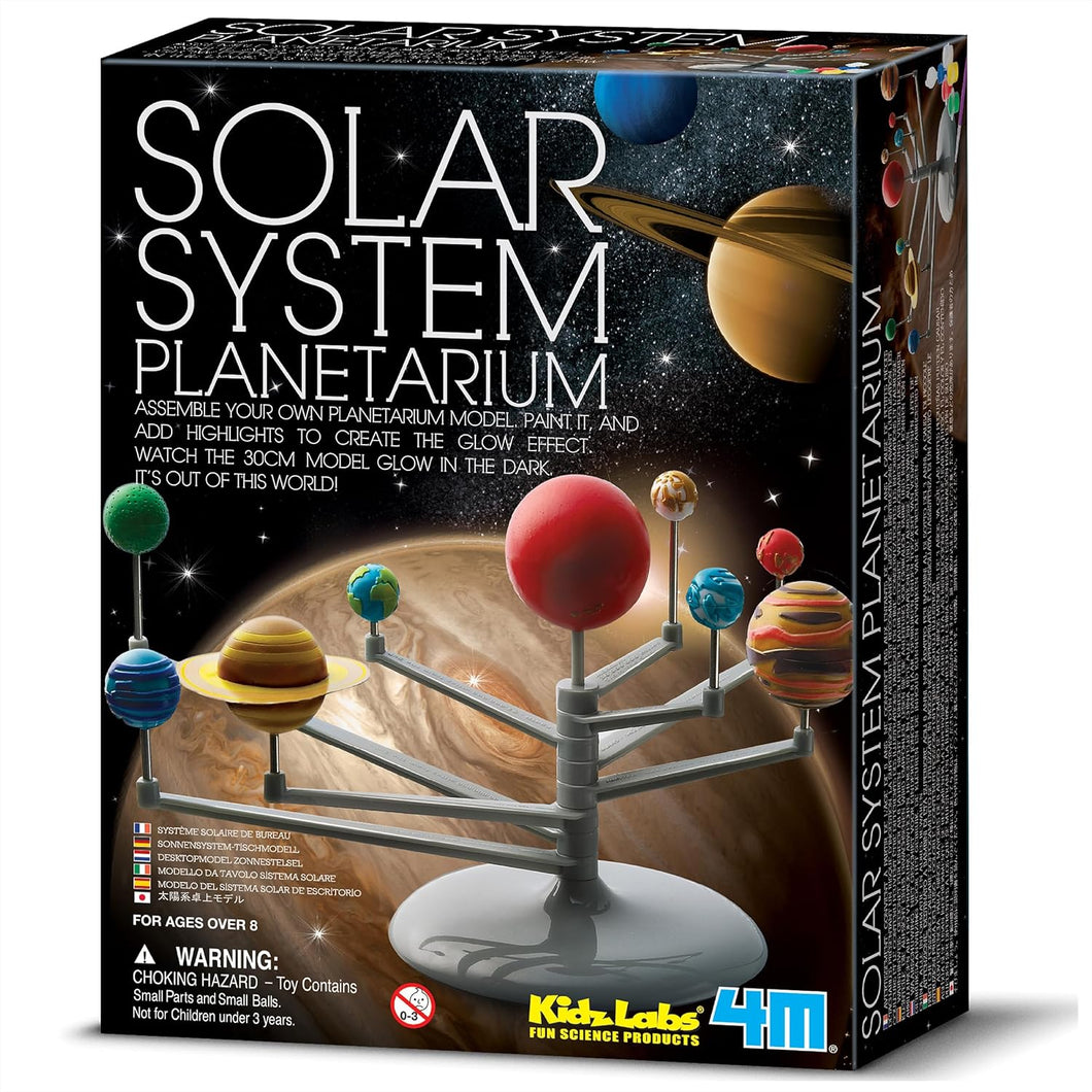 4M KidzLabs /Solar System Planetarium Model - Paint, Create, Display and Explore!