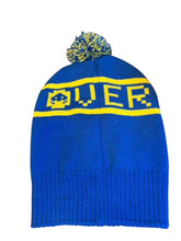Load image into Gallery viewer, Game Over Blue and Yellow Skull Cap - Space Invaders - Unisex  Children or Adult
