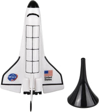 Load image into Gallery viewer, 5.5&quot; Balance Space Shuttle Toy -  Balance on Your Finger or the Stand! - Interactive Fun
