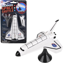 Load image into Gallery viewer, 5.5&quot; Balance Space Shuttle Toy -  Balance on Your Finger or the Stand! - Interactive Fun
