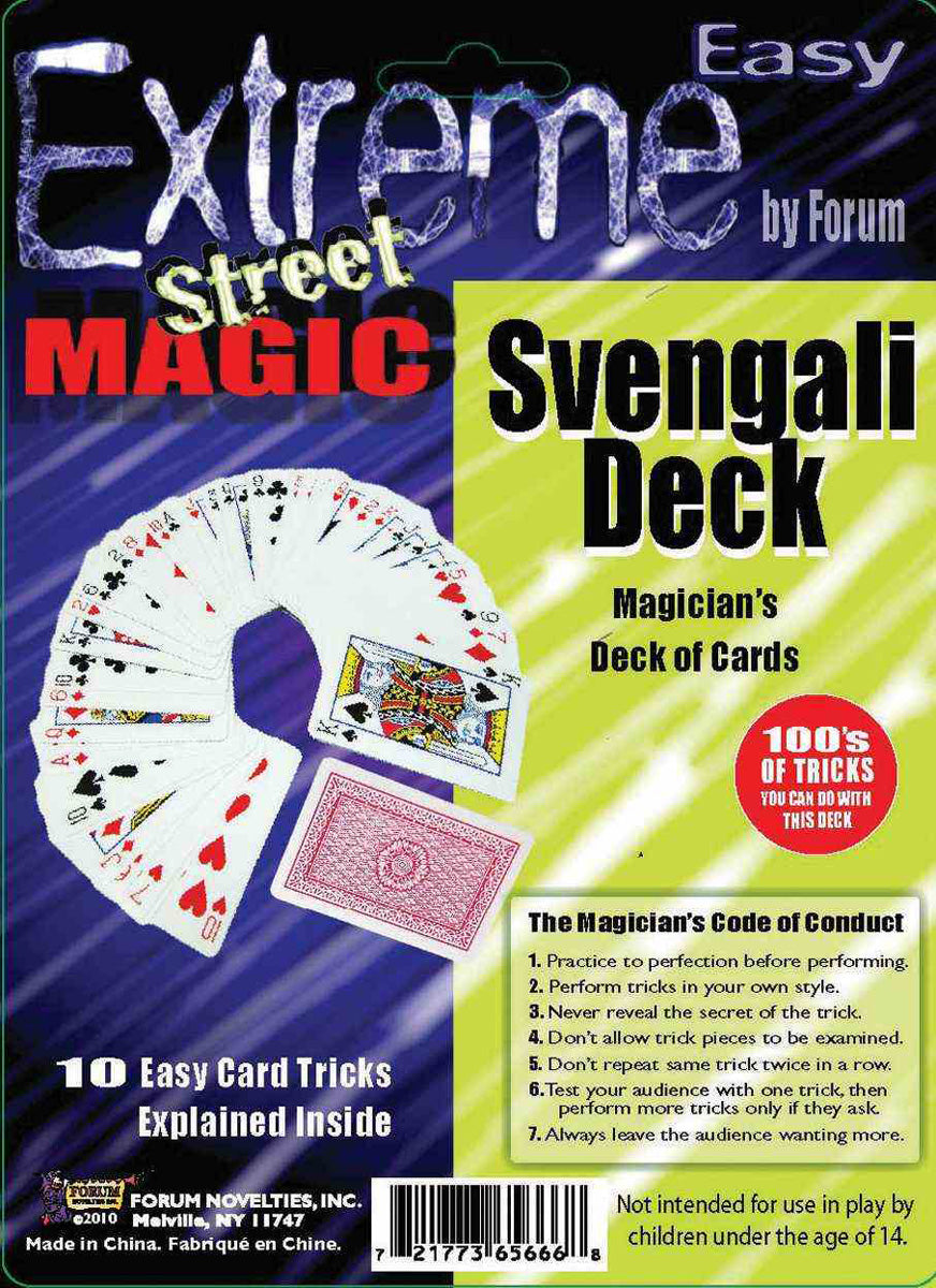 Svengali Deck - One of the Most Popular Magic Card Decks Ever Made! - Card Back Color Varies