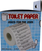 Load image into Gallery viewer, Island Dogs Crap Jokes Novelty Toilet Paper - 3-Ply Tissue with Hilarious Bathroom Humor – Perfect Gag Gift, Crazy Pranks and Funny Toilet Paper for Fun Bathroom Decor - Septic Safe
