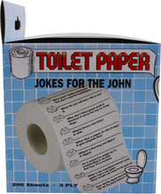 Load image into Gallery viewer, Island Dogs Crap Jokes Novelty Toilet Paper - 3-Ply Tissue with Hilarious Bathroom Humor – Perfect Gag Gift, Crazy Pranks and Funny Toilet Paper for Fun Bathroom Decor - Septic Safe
