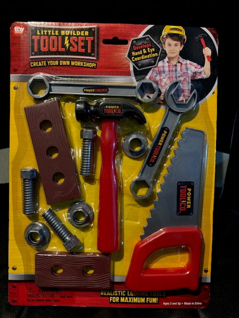 Little Builder Tool Set - No Batteries Required!