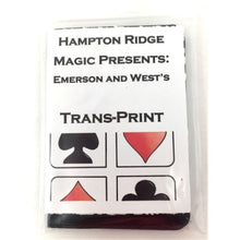 Load image into Gallery viewer, Trans-Print - A Cute Little Pocket Card Packet Effect That&#39;s Easy To Do by Emerson West With a Surprising Climax!
