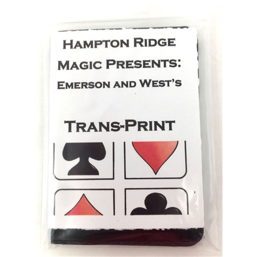 Trans-Print - A Cute Little Pocket Card Packet Effect That's Easy To Do by Emerson West With a Surprising Climax!