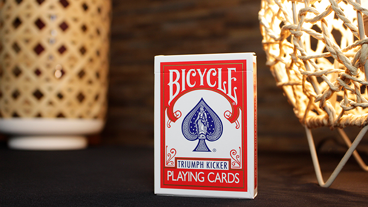 Bicycle Triumph Kicker Deck (Red Bicycle Maiden Back design)  by Anthony Stan and Magic Smile Productions