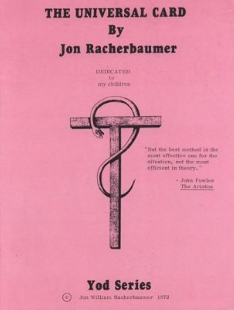 Universal Card - by Jon Racherbaumer - Soft Cover Book