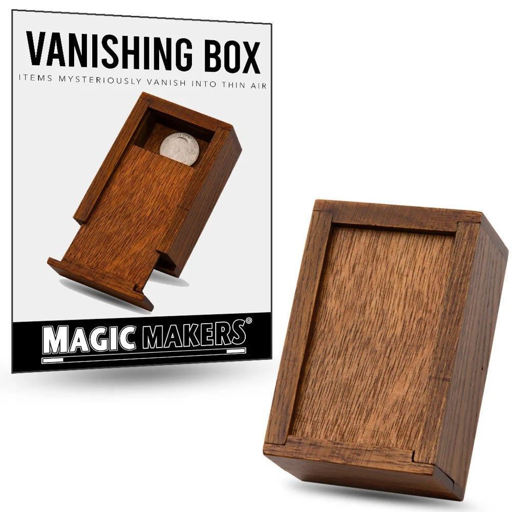 Vanishing Box - Rattle Box - Make Small Coins and Other Objects Vanish!