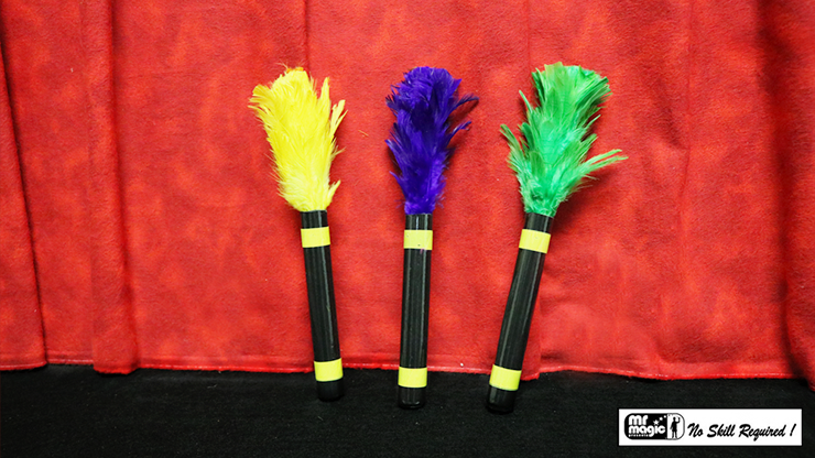 Ultra Visual Color Changing Feathers - 3 Feathers Change Colors And Ba ...