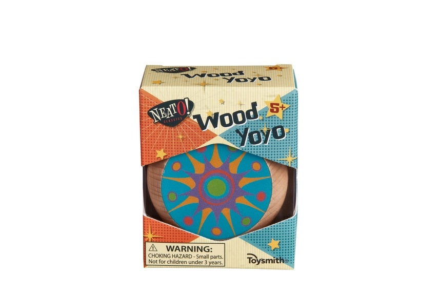 Wooden YO-YO - Fun for All Ages! - Yoyo Made of Wood