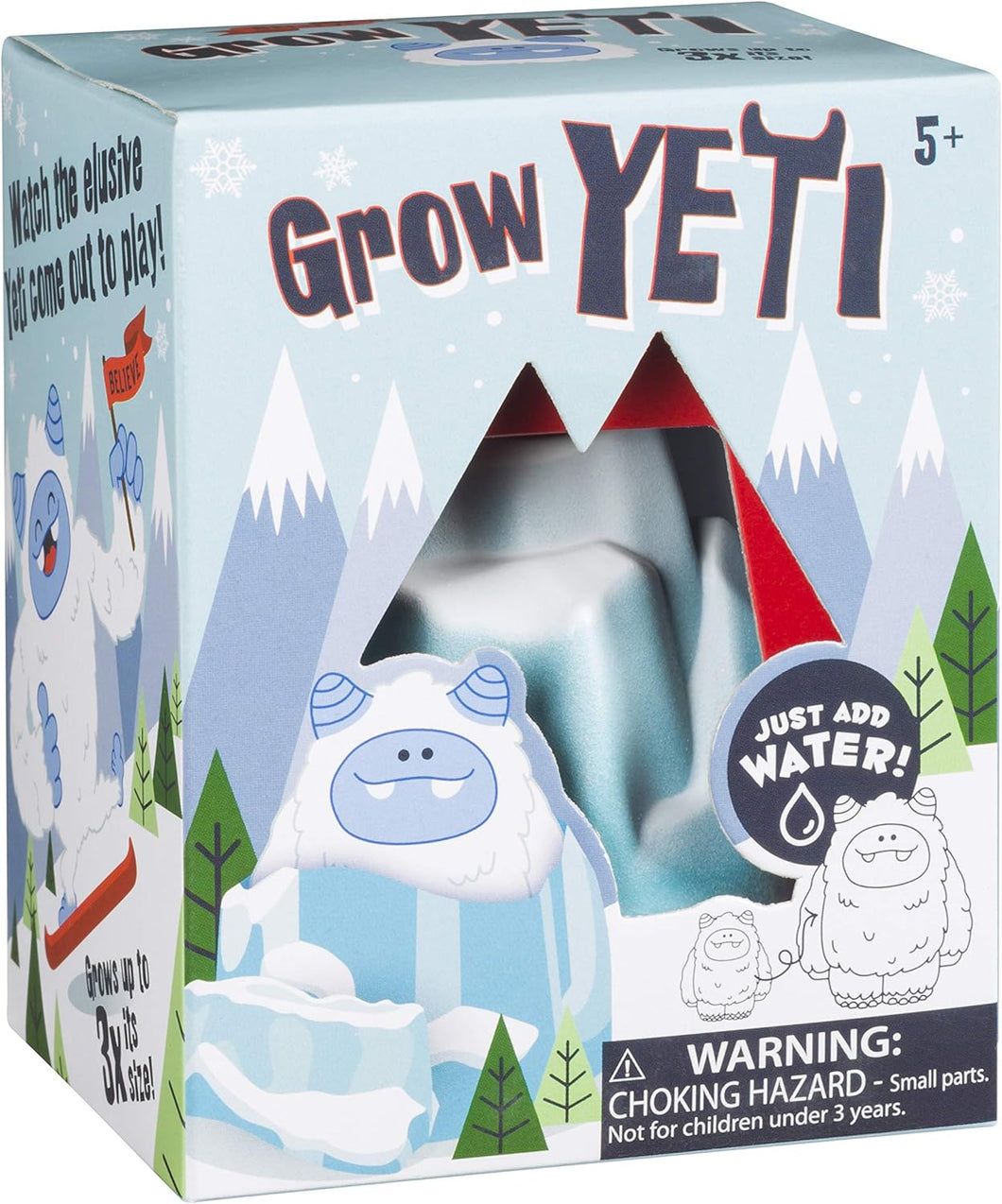 Hatchin' Grow Yeti - Just Add Water and Watch Them Grow! - Fun DIY Kit