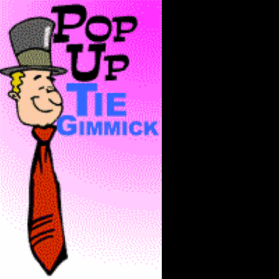 Pop Up Tie Gimmick - Your Tie Rises Whenever You Want - Hilarious and Hands Free