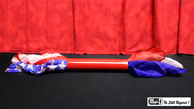Blowing Blendo - Three Silks Placed In A Tube Blend Into A United States Flag!