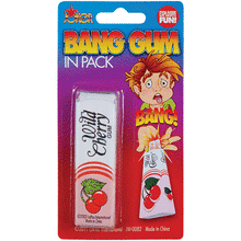 Load image into Gallery viewer, Bang Gum in Pack - When a Stick of Gum is Taken... A &quot;BANG&quot; Sounds Out!
