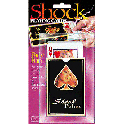 Shock Playing Cards - Jokes, Gags and Pranks - Shock Playing Cards are Shocking!