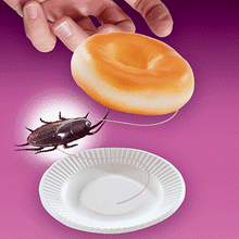 Load image into Gallery viewer, Bagel Surprise - Startle Friends With A Leaping Cockroach! - Fake Bagel Surprise
