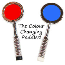 Load image into Gallery viewer, Color Changing Paddles - Easy To Do Magic - Magic Color Changing Paddles
