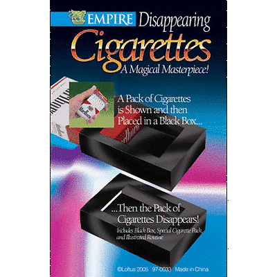 Disappearing Cigarettes - A Pack Of Cigarettes Disappears From A Black Box!