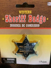 Load image into Gallery viewer, Sheriff Badge - Perfect for Cosplay, Dress Up, Halloween, etc. - Sheriff Badge
