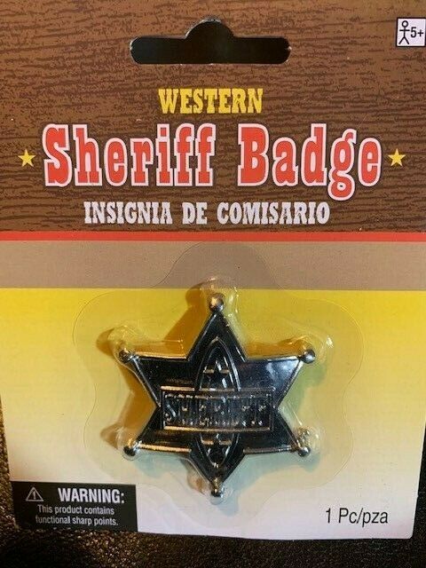 Sheriff Badge - Perfect for Cosplay, Dress Up, Halloween, etc. - Sheriff Badge