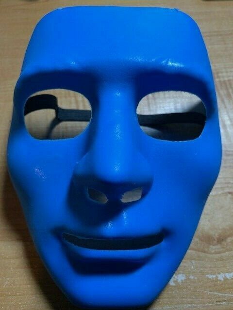 Blank Face Mask - Use It For Dress Up - Halloween - Cosplay - Your Choice of Various Colors!