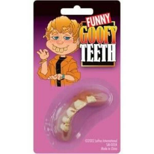 Funny Goofy Teeth - Joke,Gags and Pranks - Gross Out Your Friends - Reusable!