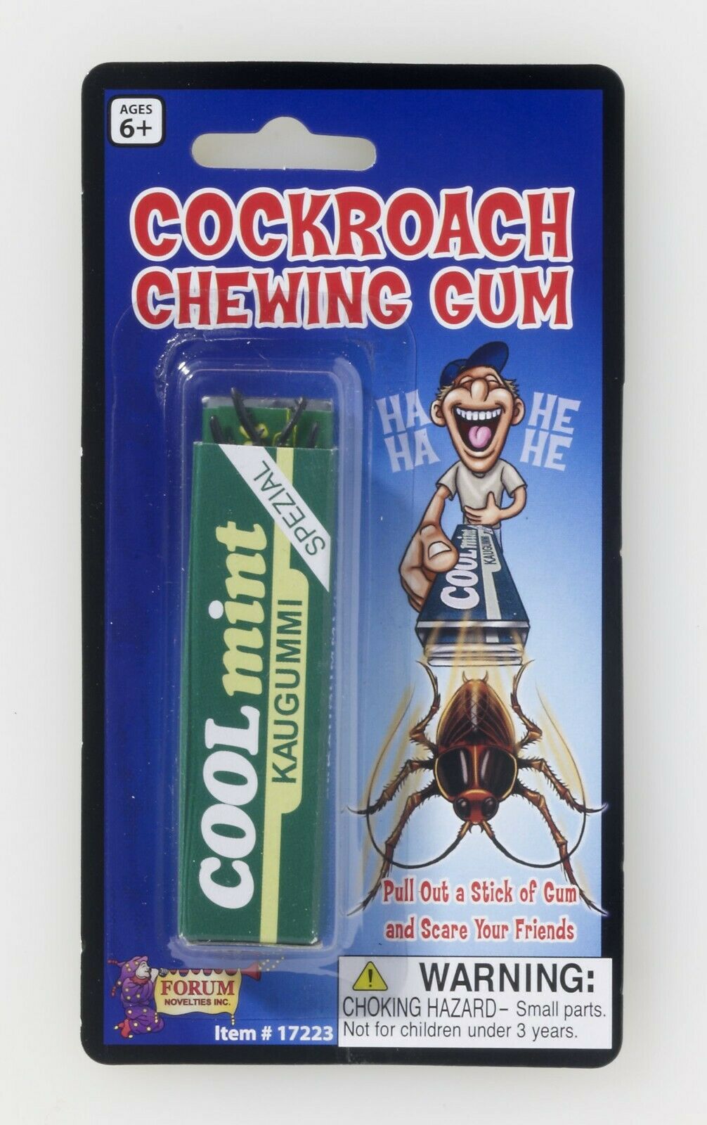 CockRoach Chewing Gum - Jokes, Gags, Pranks - Fake Gum With Roach Gag