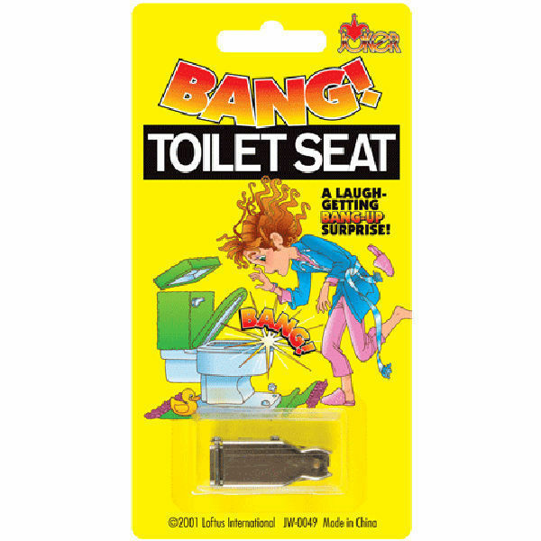 Bang Toilet Seat - When the Toilet Seat is Raised... A 