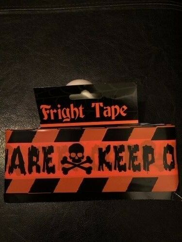 Beware Keep Out Barricade Tape -Jokes,Gags,Pranks- Halloween - 15 feet!