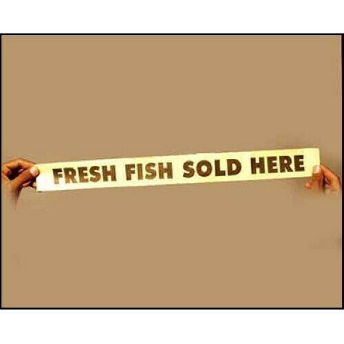 Fresh Fish Sold Here - Torn and Restored Paper Tear With A Theme - Easy To Do!