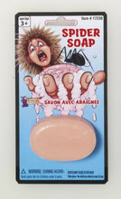 Load image into Gallery viewer, Spider Soap - Jokes, Gags, Pranks - Soap Used For Awhile And Fake Spider Appears
