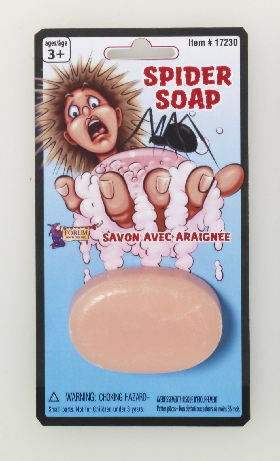 Spider Soap - Jokes, Gags, Pranks - Soap Used For Awhile And Fake Spider Appears