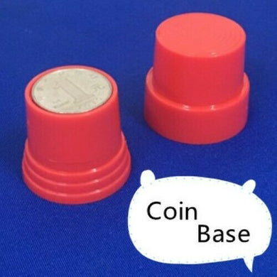 coin base or coin pedestal vanishes a coin easily.