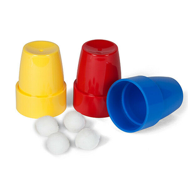 Cups and Balls  - Close-up Magic - Plastic Version - Easy To Do!