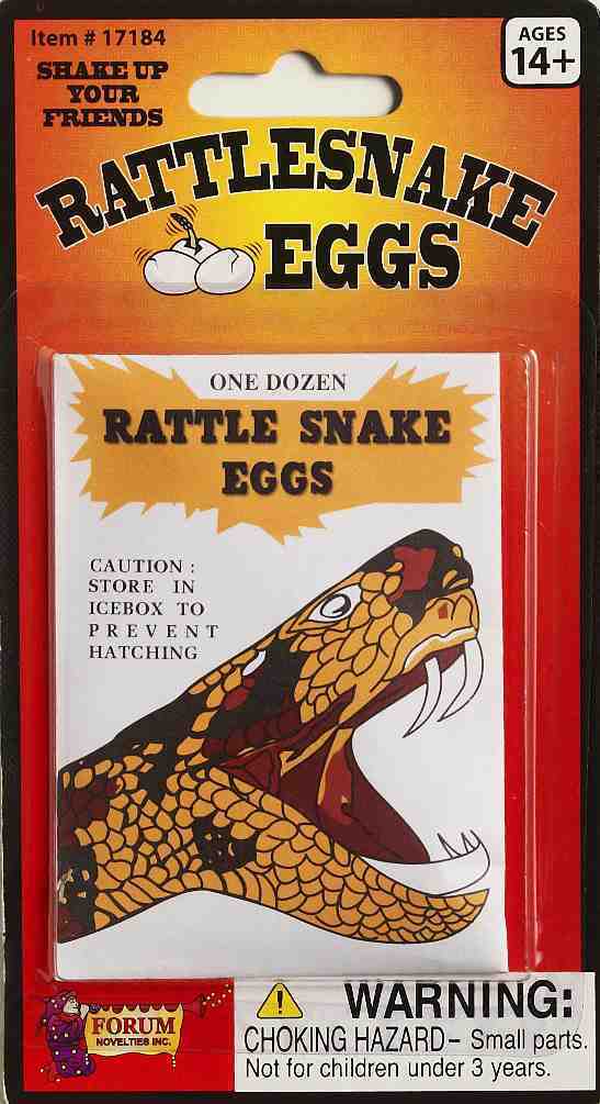 Rattle Snake Eggs - Jokes, Gags, Pranks - Fake Rattlesnake Eggs Prank