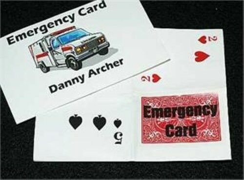 Emergency Card - This Card Reveal Consists Of A Series of Entertaining Gags!