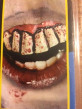 Load image into Gallery viewer, Zombie Bloody Teeth - Fake Reusable Zombie Teeth - Great Theatrical Makeup Prop
