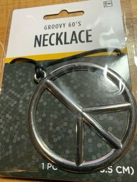 Groovy 60's Peace Necklace - Great Theatrical Prop - Halloween Prop - Cosplay