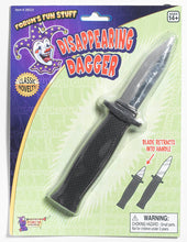 Load image into Gallery viewer, Disappearing Dagger - Disappearing Knife - Dress-Up - Cosplay - Halloween - Pirate - Theatrical Prop
