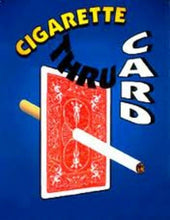 Load image into Gallery viewer, Cigarette Through Card - Cig Thru Card - Push a Cig Through a Playing Card!
