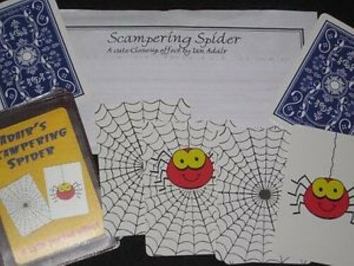 Scampering Spider by Adair - A Cute Close-Up Packet Trick! - Where Does It Go?