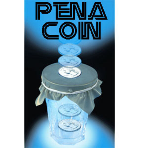 Pena/Penetrating Coin - Coin Penetrates a Rubber Sheet Into A Glass! Easy To Do!