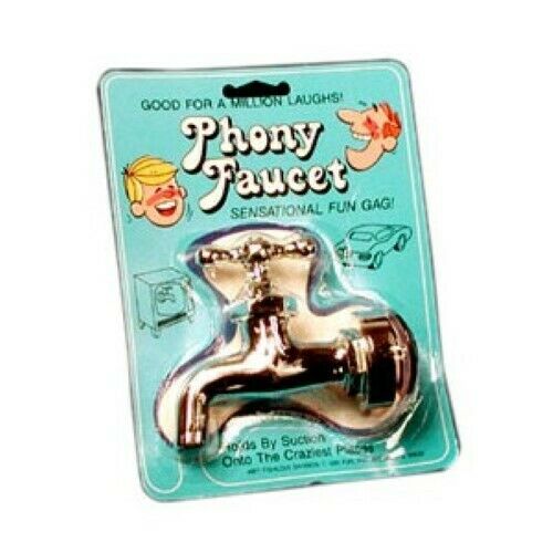 Phony Faucet - Fake Faucet Holds By Suction On The Craziest Places! - Great Fun!