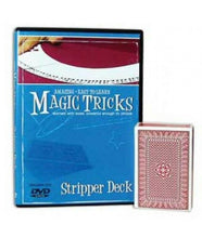 Load image into Gallery viewer, Amazing Easy to Learn Magic Tricks:  Stripper Deck - Magic Deck and DVD Combo!
