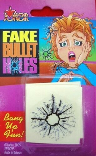 Fake Bullet Holes Decal - Jokes, Gags and Pranks