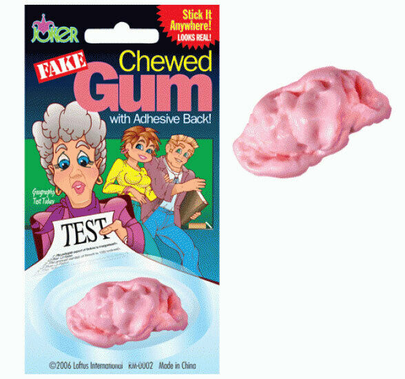 Chewed Gum Gag - Joke, Gag and Pranks - Easy and Reusable! - Scam Your Friends!