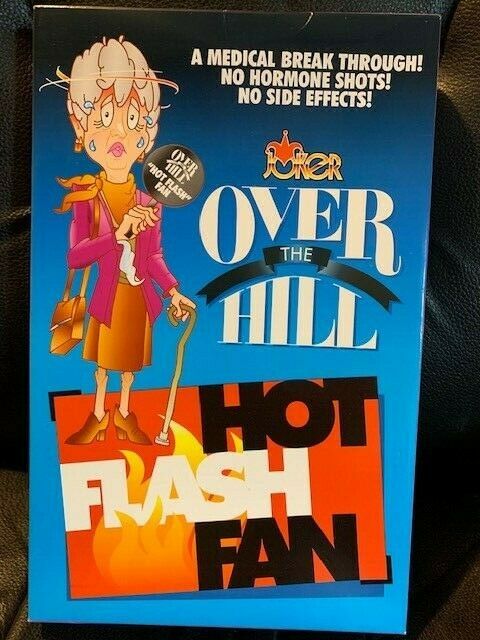 Over the Hill Hot Flash Fan - A Medical Break Through With No Hormone Shots!  Great gift!