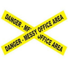 Load image into Gallery viewer, Danger - Messy Office Area Barricade Tape - Gags,Pranks- Halloween - 15 Feet!
