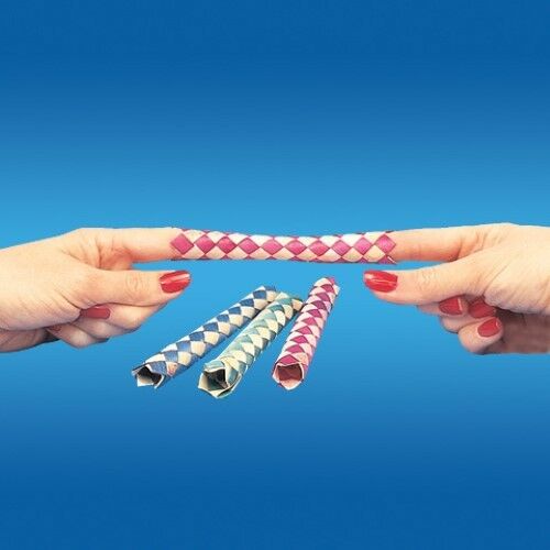 Magic Finger Traps - Puzzle , Jokes, Gags and Pranks - Chinese Finger Traps Includes Five Traps!